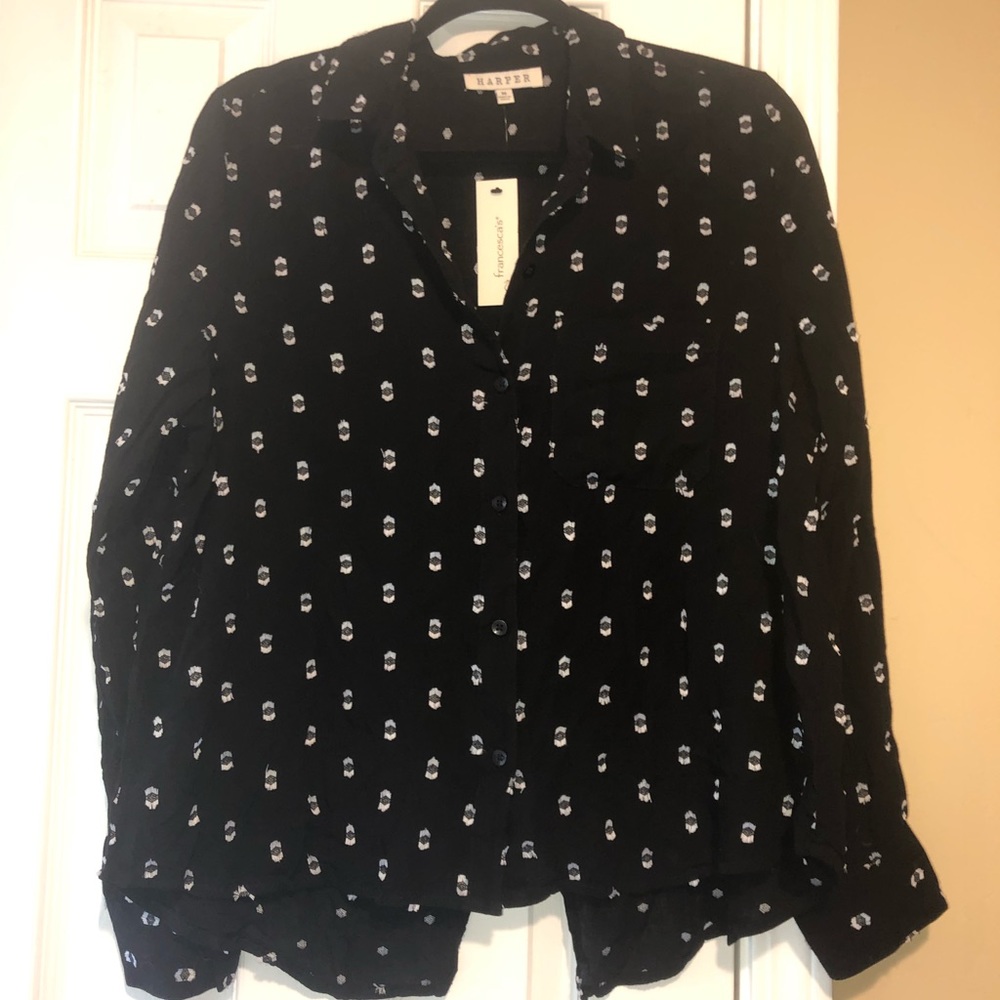 Harper Black Blouse